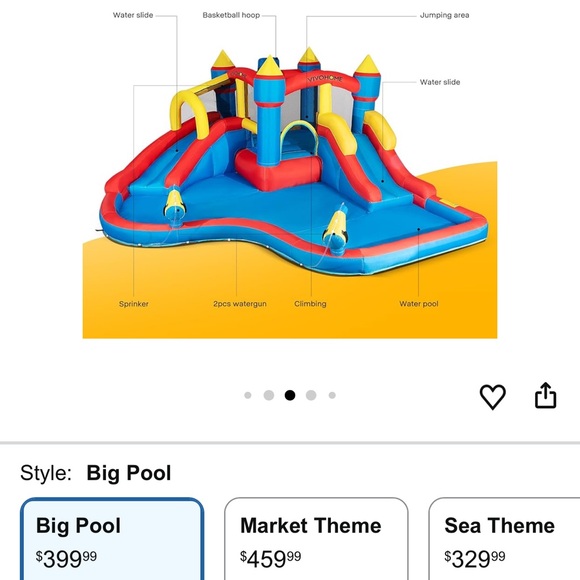 Colorful Inflatable Bounce House - Picture 4 of 6